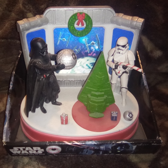 Christmas Star Wars Music Animated Table Top Decor - Picture 1 of 2